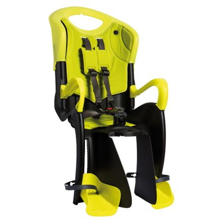 Gyermekülés BIKEFUN TIGER RELAX Hi-Viz szürke-fluo sárga