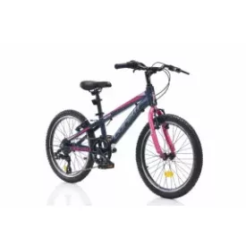   Corelli Regina 20 MTB gyerek könnyűvázas kerékpár Grafit-Rózsaszín