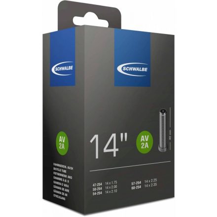 BELSŐ SCHWALBE 14 AV2A 14x1,75-2,35 40MM  80g {25/7}