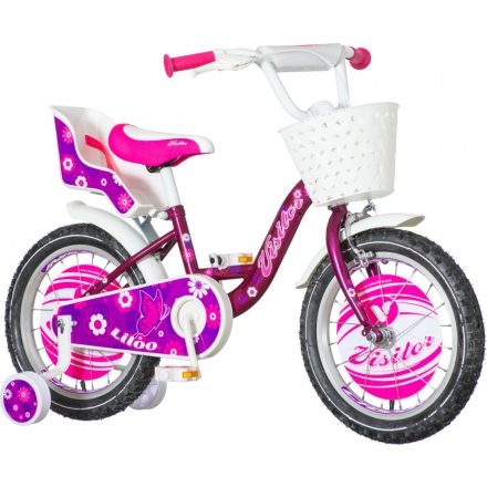 KPC Liloo 16 pillangós gyerek kerékpár