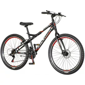 Explorer North 26 gyerek MTB kerékpár Fekete-Piros