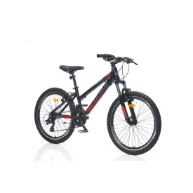   Corelli Via 1.1 24" gyerek MTB könnyűvázas kerékpár Fekete-Piros