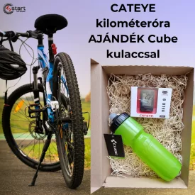 CATEYE kilométeróra AJÁNDÉK Cube kulaccsal