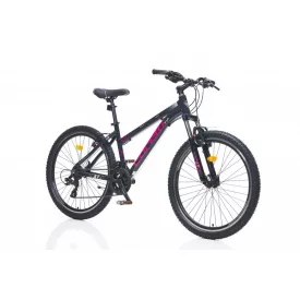   Corelli Via 1.1 24" gyerek MTB könnyűvázas kerékpár Fekete-Pink