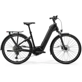   MERIDA eFLOAT CITY 600 EQ I2 METÁLFEKETE (FEGYVERSZÜRKE) - BOSCH