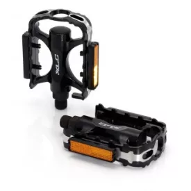 Pedál MTB alutest, cnc-keret, fekete PD-M02