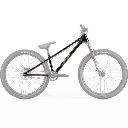 VÁZ MERIDA DIRT 700 L METÁLFEKETE (FÜSTÖS EZÜST)