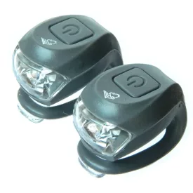 Velotech Villogó 2LED SZÜRKE