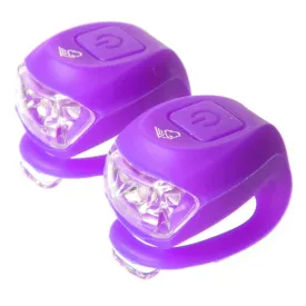 Velotech Villogó 2LED LILA