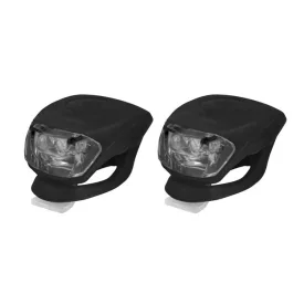 LÁMPASZETT LONGUS E+H 2 FUNKCIÓS/2LED SZILIKON FEKETE{5/4}