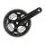 HAJTÓMÛ ALU 170MM 48/38/28T SUNRACE FCM300 FEKETE / EZÜST