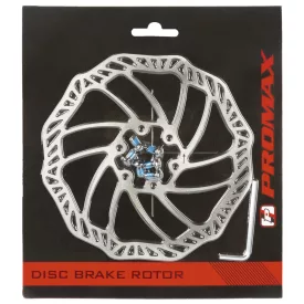   FÉKTÁRCSA 180MM PROMAX BD-180 (CSAVAROKKAL) EZÜST (BLISZTERES)