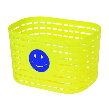KOSÁR GYERMEK MÛANYAG SMILEY SÁRGA