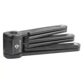 ZÁR HAJTOGATÓS KULCSOS 875 MM TARTÓVAL - M-WAVE FEKETE