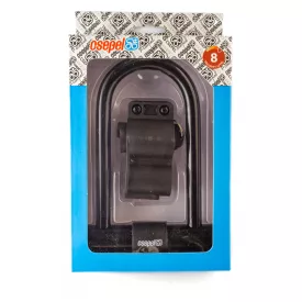   ZÁR U-LAKAT KULCSOS TARTÓVAL 14 x 70 x 143 MM - CSEPEL FEKETE