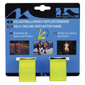   FÉNYVISSZAVERÕ PÁNT ÖNTAPADÓS M-WAVE - 30 x 340 MM NEON SÁRGA