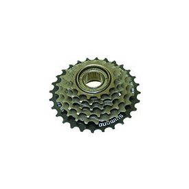 RACSNI 6-OS 14-28T INDEXES SHIMANO MF-TZ500 BARNA / FEKETE