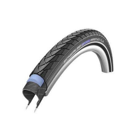 KÖP 700X35C (37-622) 28X1,40 SCHWALBE MARATHON PLUS HS440 FEKETE REFLEXCSÍKOS