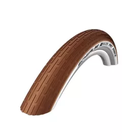   KÖP 26X2,35 (60-559) SCHWALBE FAT FRANK HS375 BARNA / FEHÉR REFLEXCSÍKOS