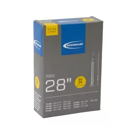   TÖM 700X18-25C (18/25-622/630) SCHWALBE SV20 EXTRA LIGHT - 60MM DOBOZOS