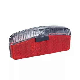   LÁMPA HÁTSÓ DINAMÓS 2 LED CSOMAGTARTÓRA - BÜCHEL ROUTE 66 PIROS