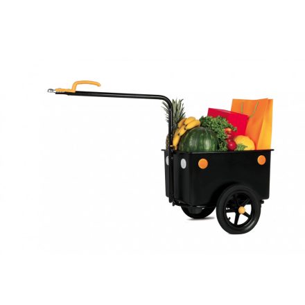 UTÁNFUTÓ TEHERSZÁLLITÓ DOBOZ BELLELLI MAXI - 12" / 60L (MAX 35KG) FEKETE
