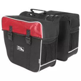   TÁSKA TÚRA 2 RÉSZES 30L M-WAVE AMSTERDAM DOUBLE FEKETE / PIROS