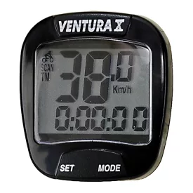 KM ÓRA VEZETÉKES 10 FUNKCIÓS VENTURA X FEKETE