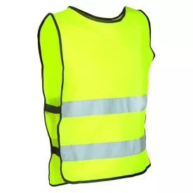 LÁTHATÓSÁGI MELLÉNY M-WAVE - FELNÕTT (M-L) NEON SÁRGA