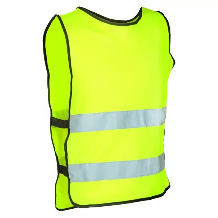 LÁTHATÓSÁGI MELLÉNY M-WAVE - FELNÕTT (M-L) NEON SÁRGA