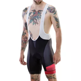   Nadrág MERIDA CX DESIGN rövid kantáros fekete/piros - 740566-422R