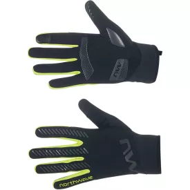   Kesztyű NORTHWAVE téli ACTIVE GEL S hosszú, fekete/fluo sárga