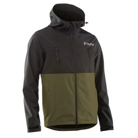 Dzseki NORTHWAVE EASY OUT SOFTSHELL L zöld/fekete
