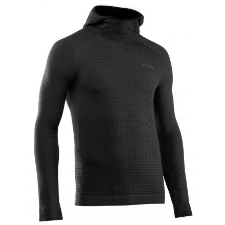 Mez NORTHWAVE ROUTE KNIT hosszú XXL/3XL kapucnis, fekete