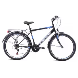   Capriolo Metropolis 21" férfi városi kerékpár Fekete