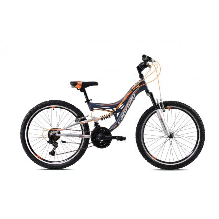 Capriolo CTX 240 24" összteleszkópos kerékpár Grafit-Narancs