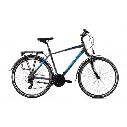 Capriolo Roadster Man 1.0 férfi trekking kerékpár 22" Grafit-Kék