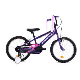   Capriolo Rocket 18" hátra tekerhető gyerek kerékpár Lila
