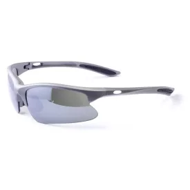   Szemüveg BIKEFUN VECTOR szürke G15 smoke lencse, flash mirror C3