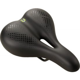   Nyereg BIKEFUN RAVENNA Comfort trekking fekete Memory Foam - D391MF