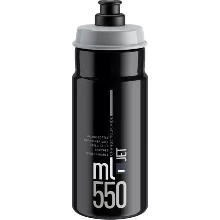 KULACS ELITE JET FEKETE/SZÜRKE LOGÓ 550ML 78G{5/4}