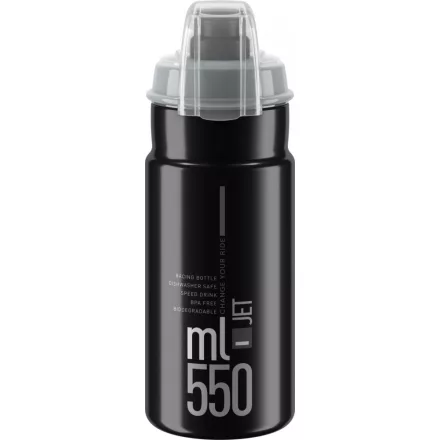 KULACS ELITE JET PLUS BLACK FEKETE/SZÜRKE LOGÓ 550ML 92G{5/4}