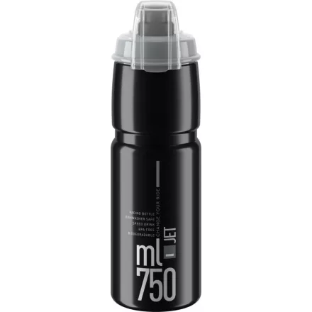 KULACS ELITE JET PLUS BLACK FEKETE/SZÜRKE LOGÓ 750ML 102G{5/4}