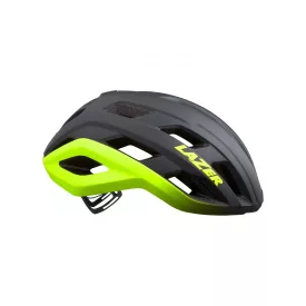   FEJVÉDŐ LAZER STRADA KINETICORE MATT SÖTÉT SZÜRKE FLASH SÁRGA S