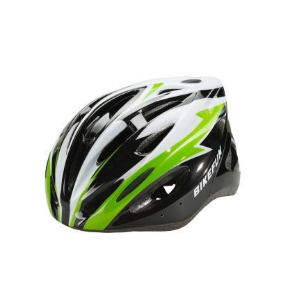 Fejvédő BIKEFUN COBBER M fekete/zöl 55-58 cm