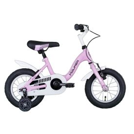   12" KOLIKEN LINDO KERÉKPÁR. CIKLÁMEN-FEHÉR, KONTRÁS