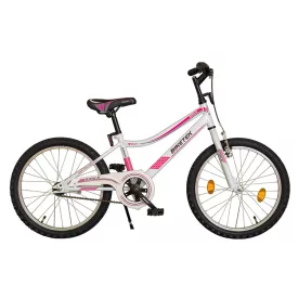 20" BIKETEK SMILE FEHÉR-PINK