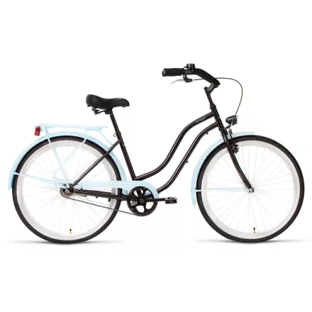 26 Koliken Cruiser kerékpár női fekete-türkiz