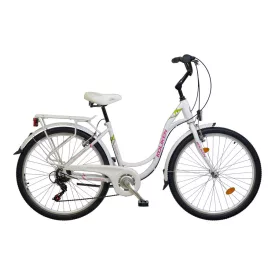 26" KOLIKEN SWEET BIKE FEHÉR VÁLTÓS