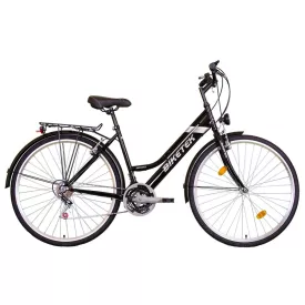 28 BIKETEK MAXWELL KERÉKPÁR NŐI FEKETE VÁLTÓS TREKKING